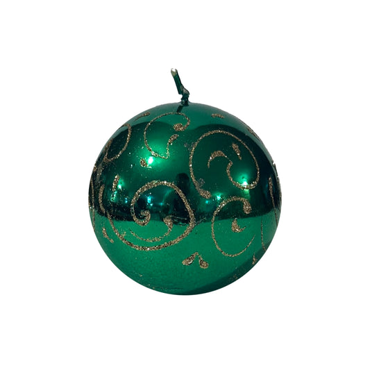 Christmas Candle Round 9cm