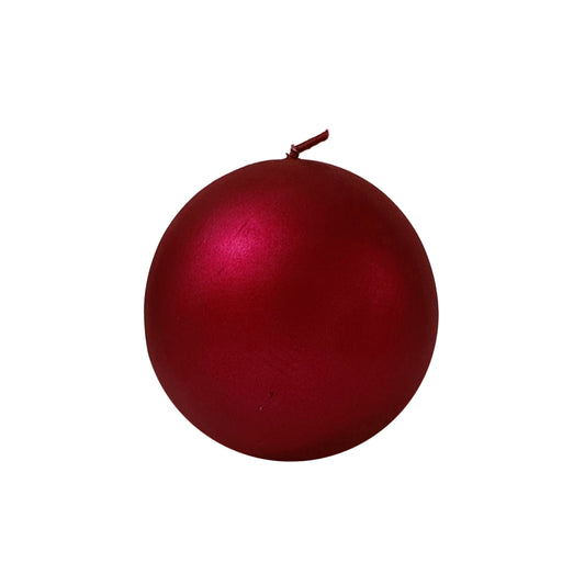 Christmas Candle Round 9cm