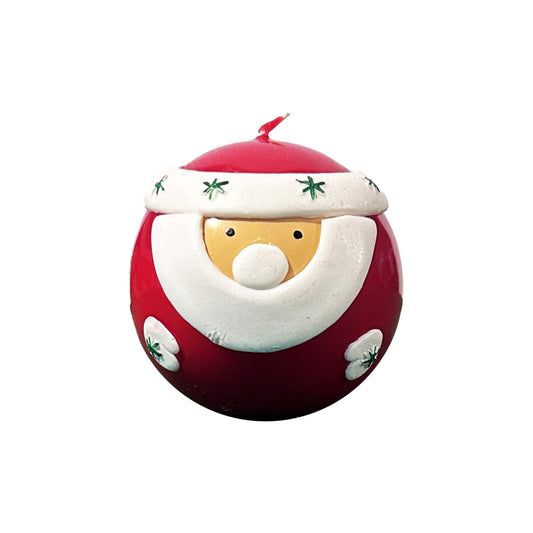 Christmas Candle Round 9cm