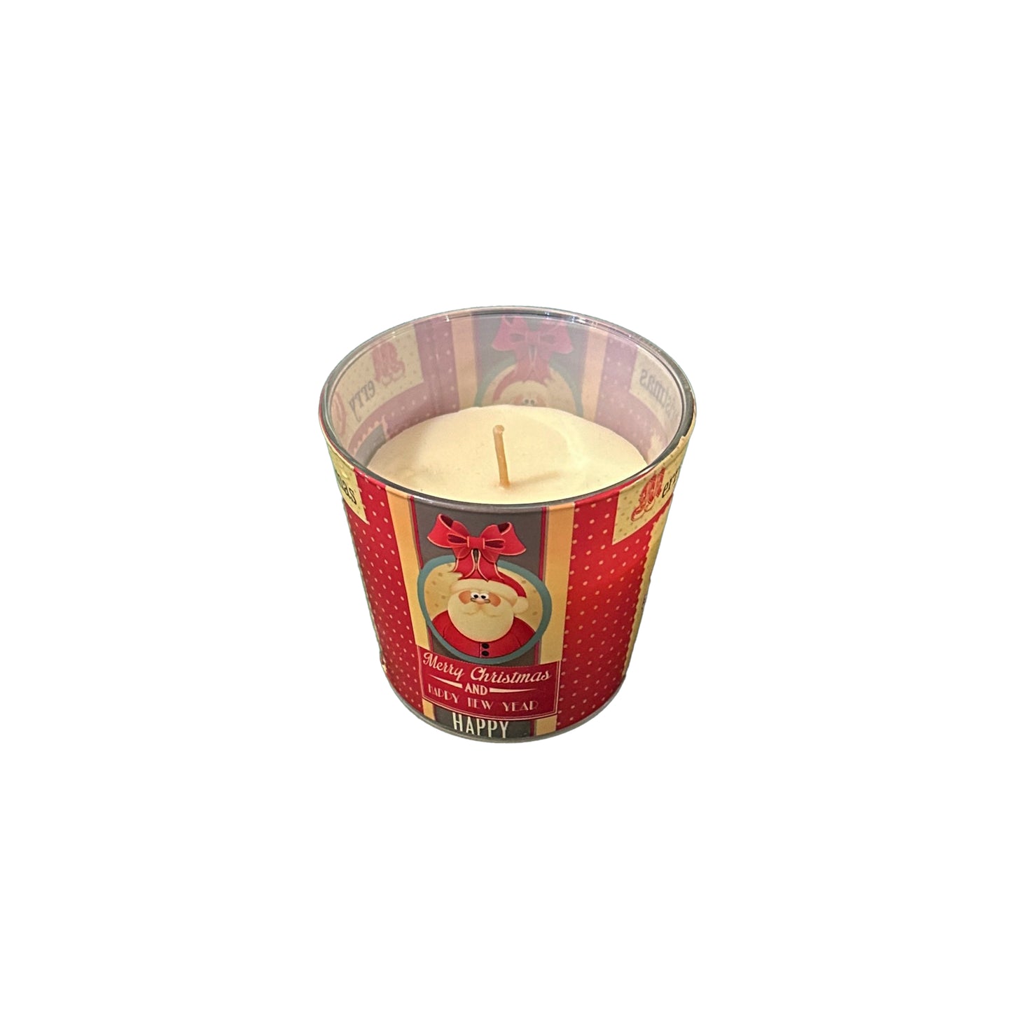 Christmas Candle with glass