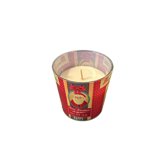 Christmas Candle with glass