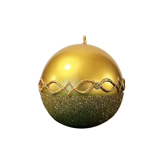 Christmas Candle Round 12cm