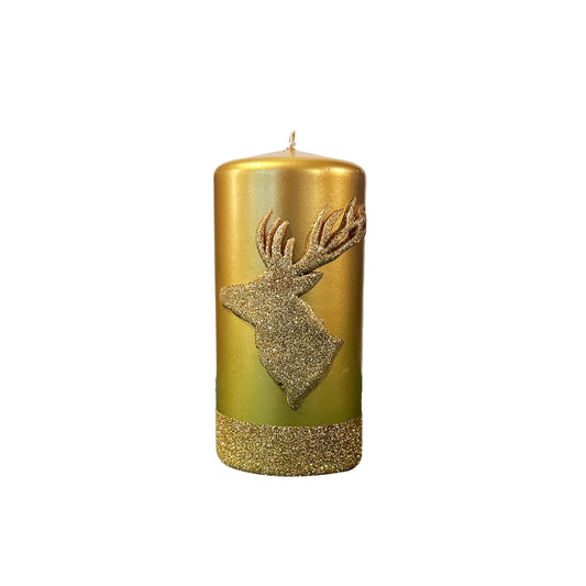 Christmas Pillar Candle 15cm