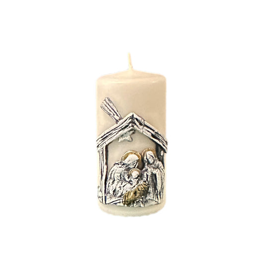 Christmas Pillar Candle