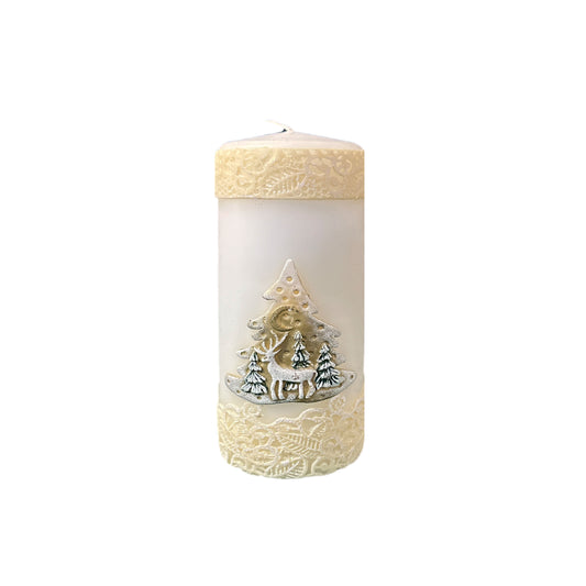 Christmas Pillar Candle