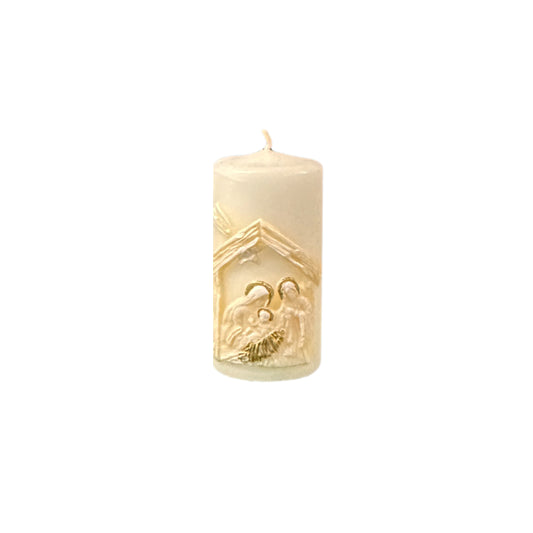 Christmas Pillar Candle