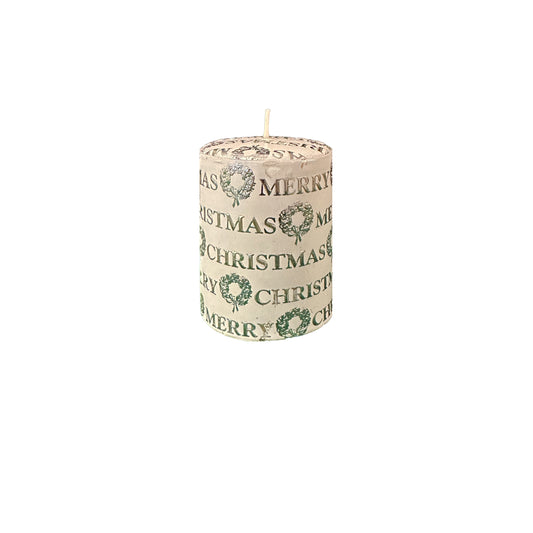 Christmas Pillar Candle
