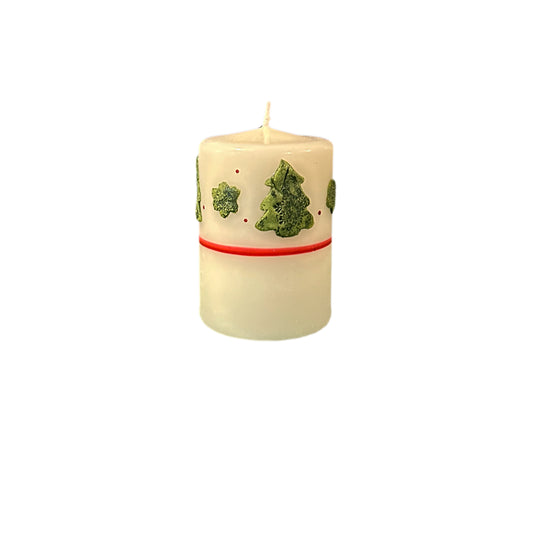 Christmas Pillar Candle