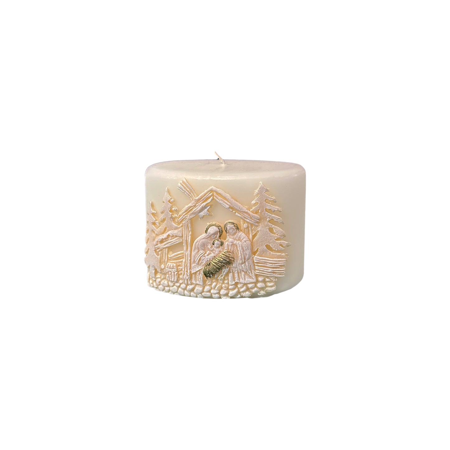 Christmas Oval Candle