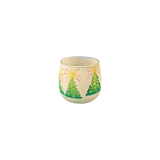 Christmas Candle with glass