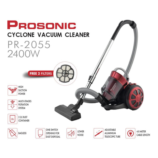Prosonic Cyclone vacuum cleaner bagless - 2400W