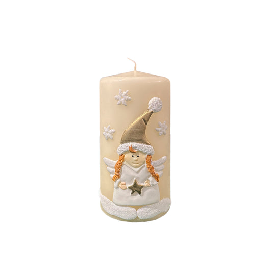 Christmas Pillar Candle