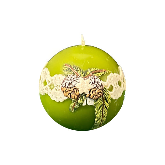 Christmas Candle Round