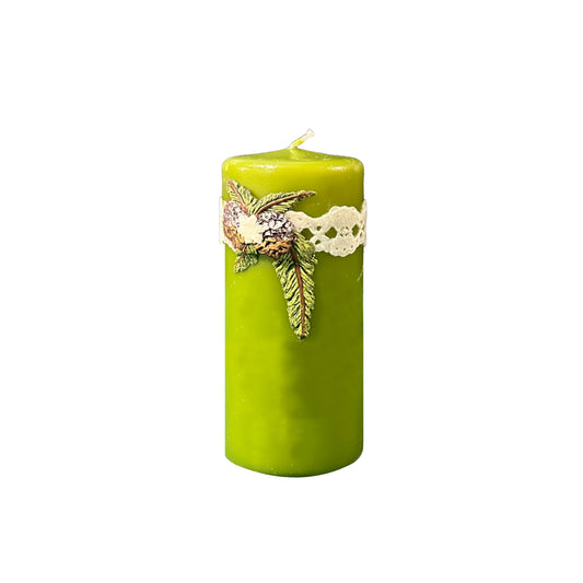 Christmas Pillar Candle