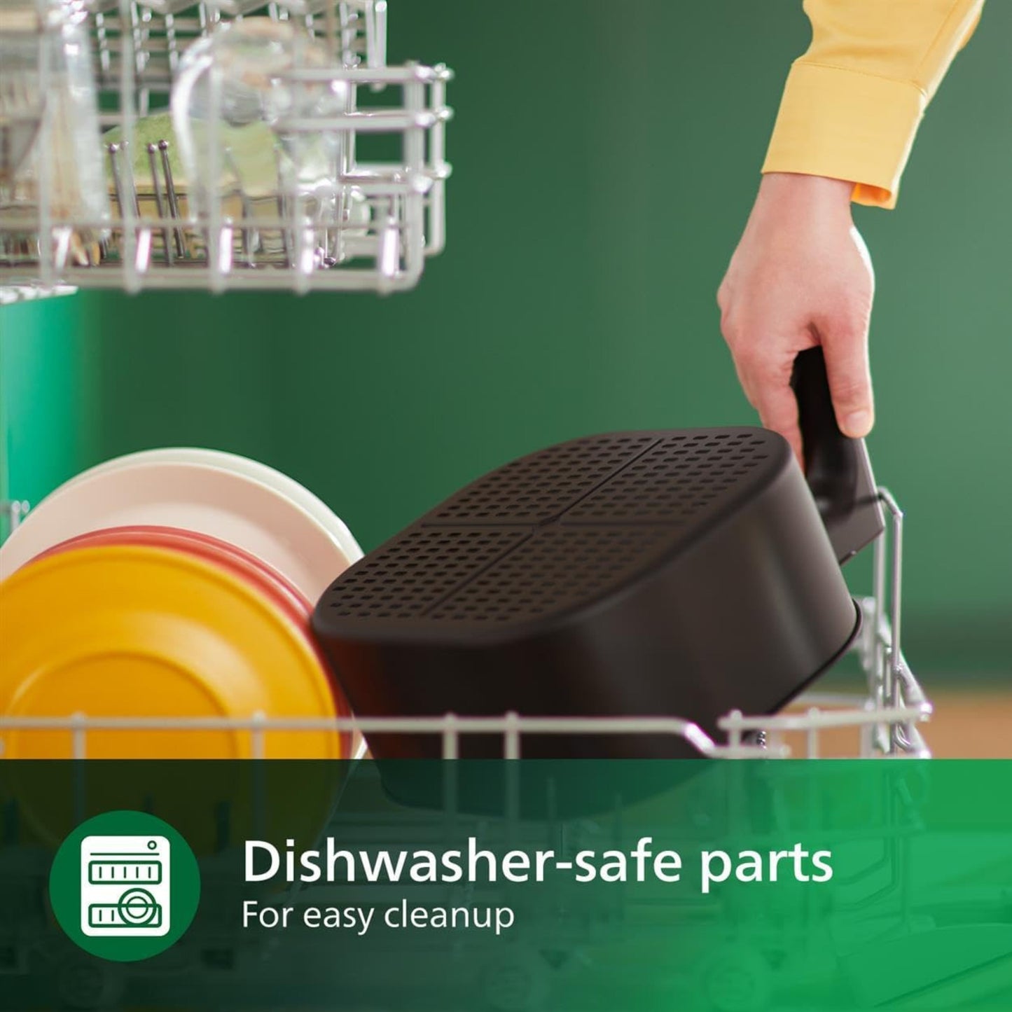 Philips Airfryer XL - 2000W, LED Touch Screen Display, 6.2L, 1.2KGs, 7 Presets, Rapid Air Technology, Black