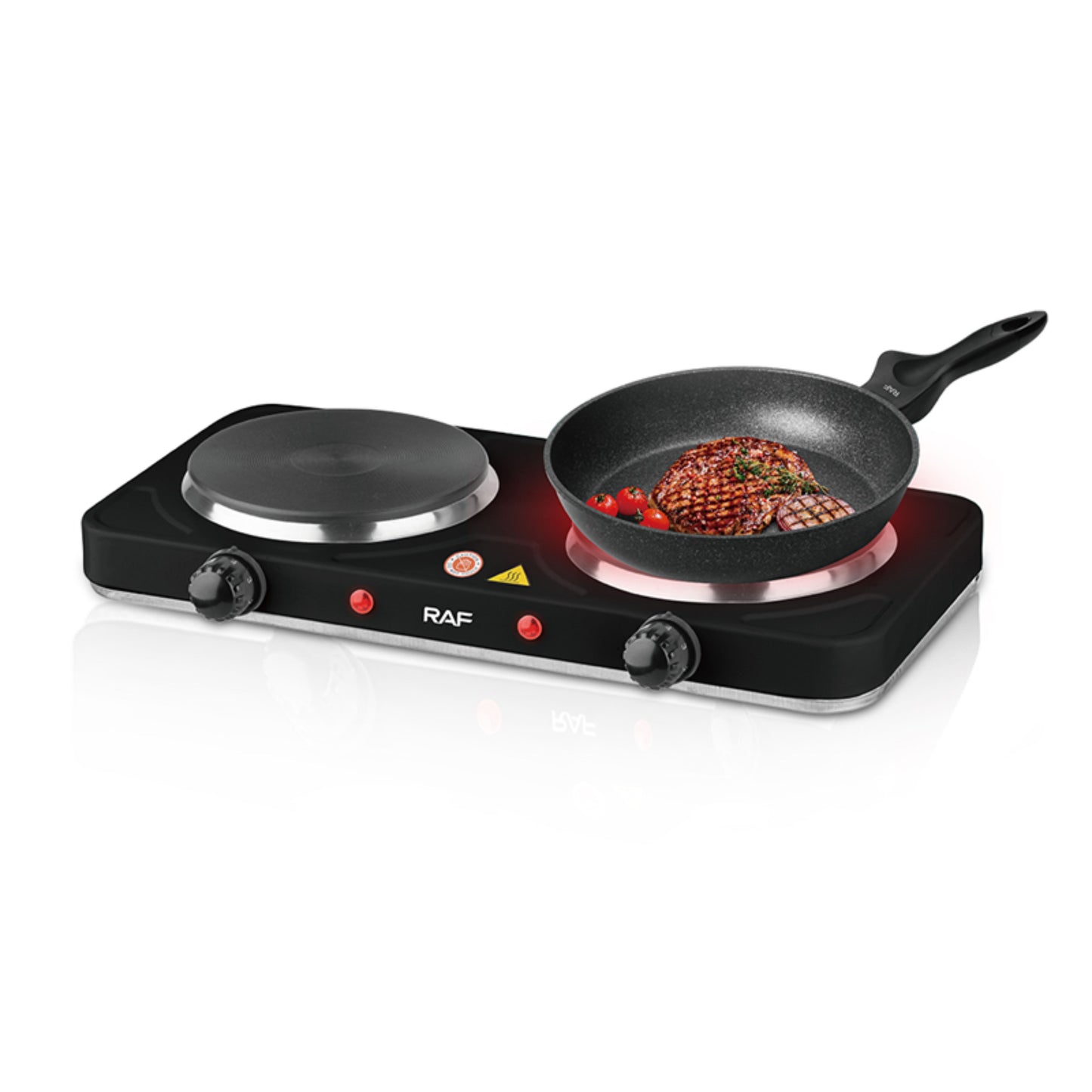 RAF high-power double electric stove plate  2000W
