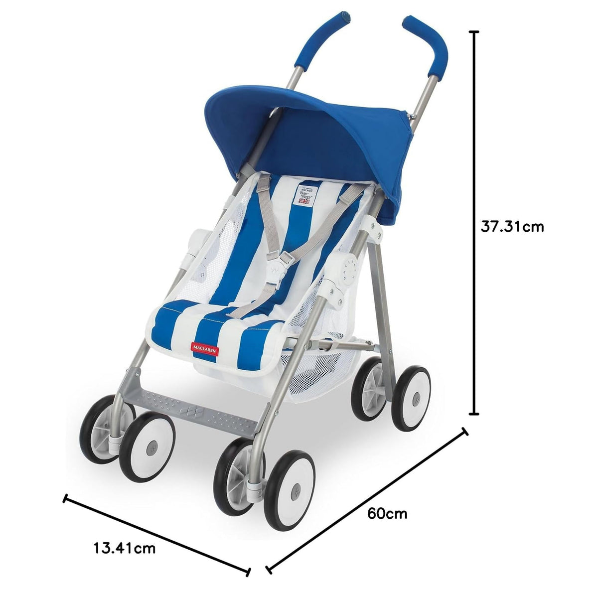 Maclaren Junior B-01, Play Stroller, for Dolls up to 46 cm, Single Assembly, Suitable for Children from 3 Years, Includes Changing Bag