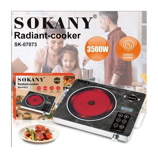 Sokany Digital Electric Hob - 1 Burner - 3500 Watts