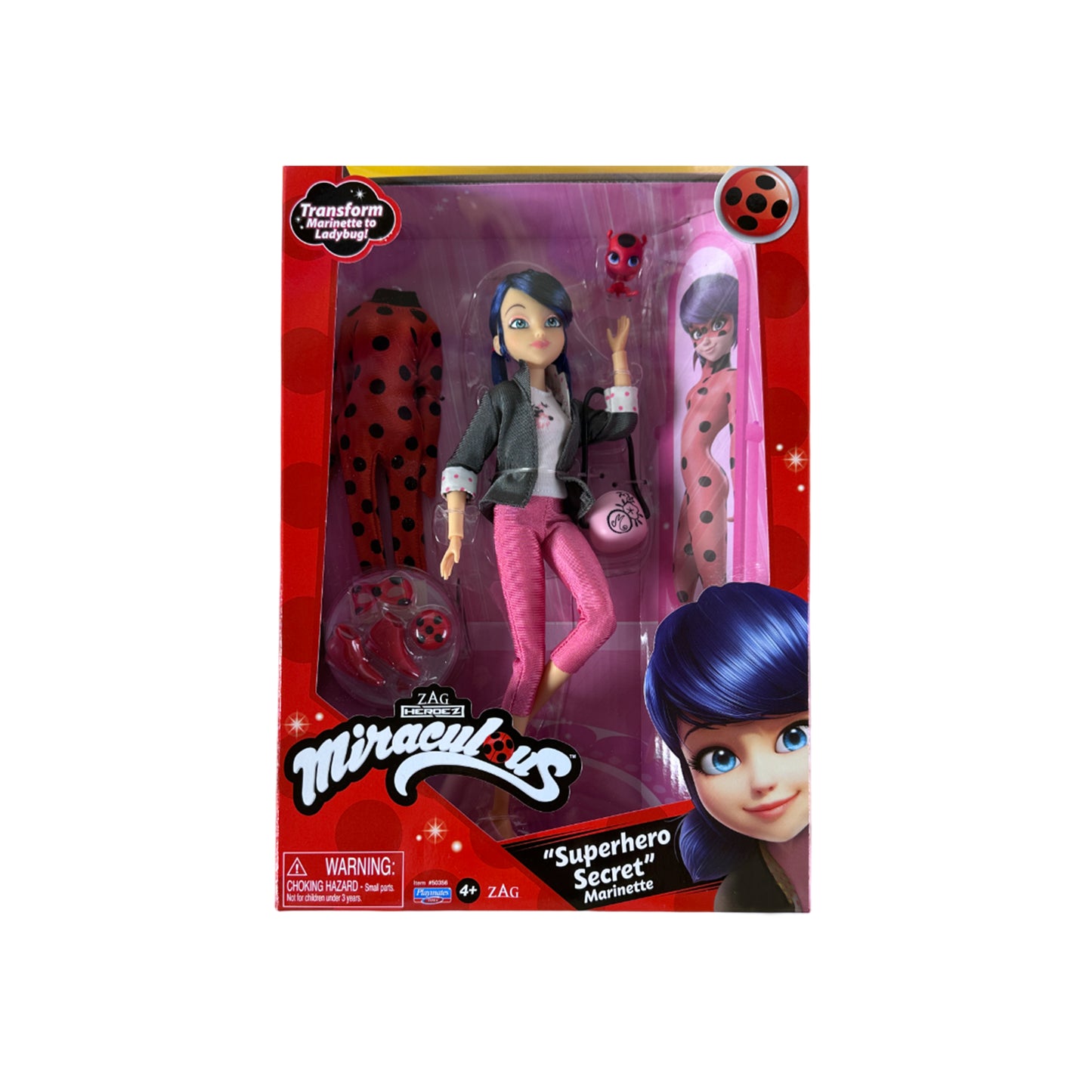 Doll With Blue Hair with Extra Super Hero Outfit