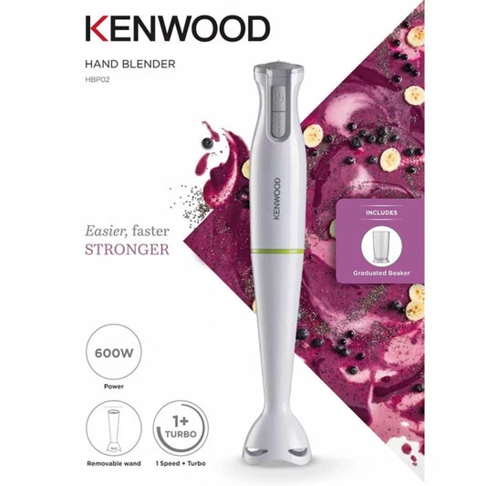 Kenwood Hand Blender 600W Stick Blender with Graduated Beaker