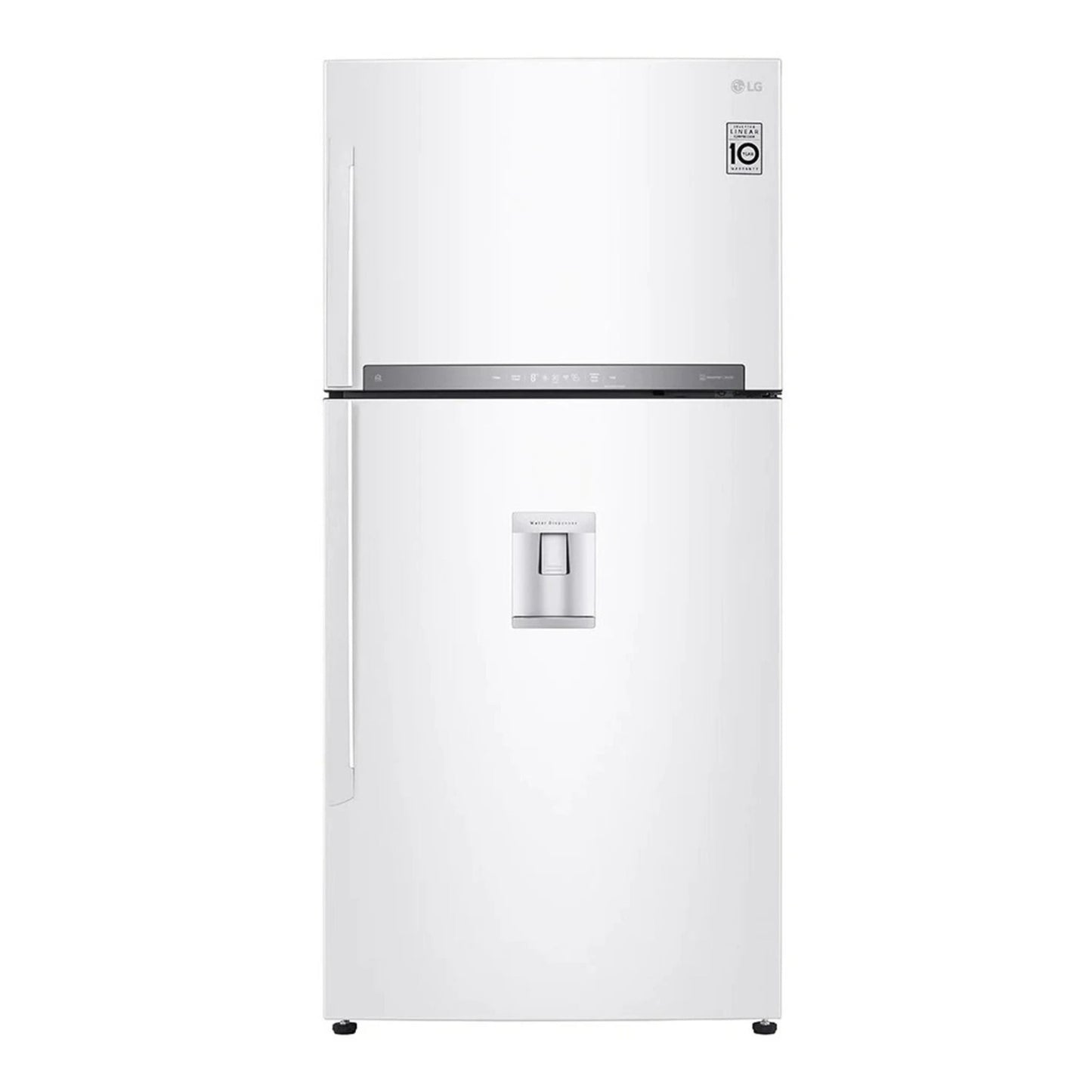 LG FRIDGE 2 DOORS WITH WATER DISPENSER SUPER WHITE  760 Liters  184 cm