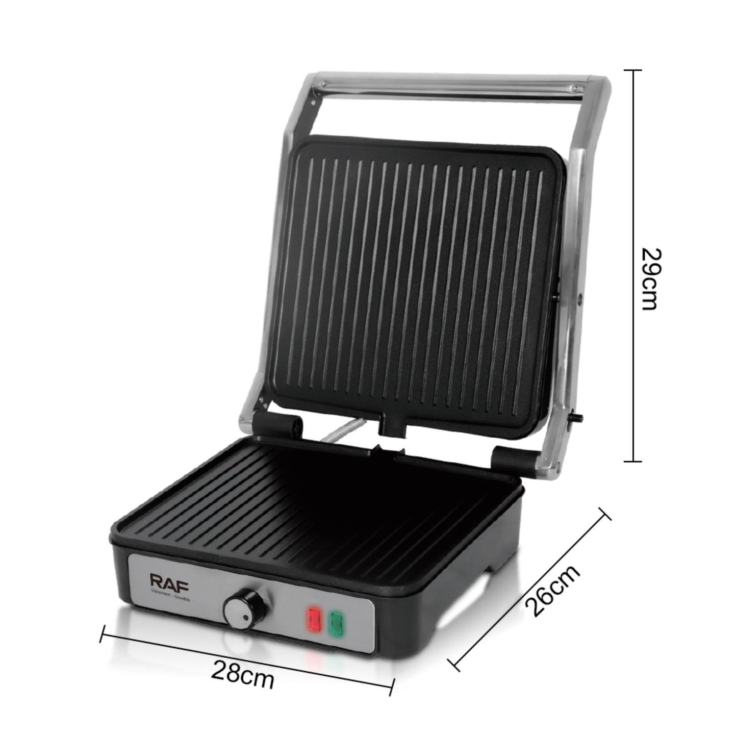 RAF Sandwich Making Grill  - Silver - 2000W
