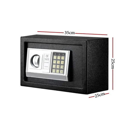6.50Kg Electronic Digital Safe Box with Override Key  - L25 x W35 x H25 Cm