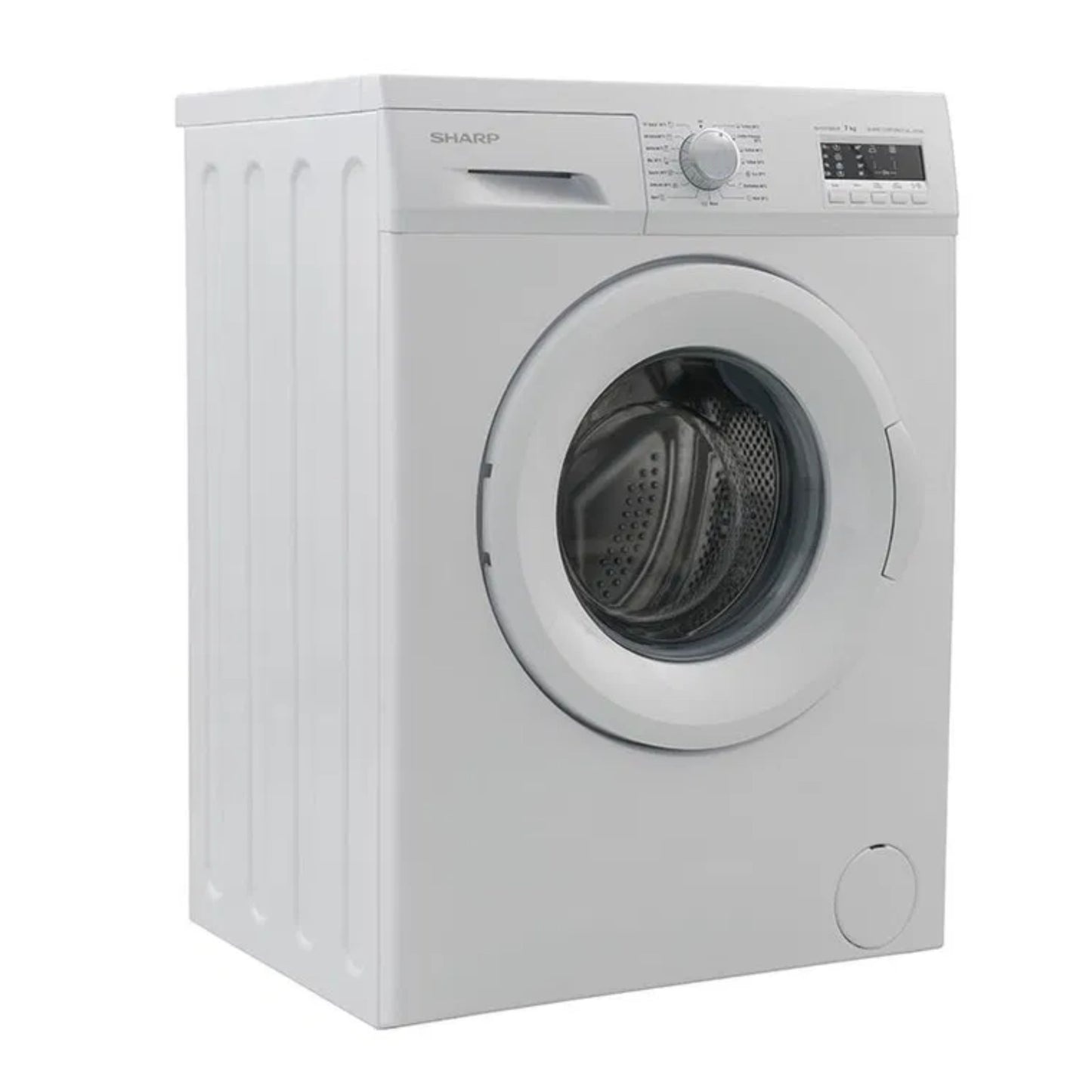 Sharp 8 KG Front Load Washing Machin White