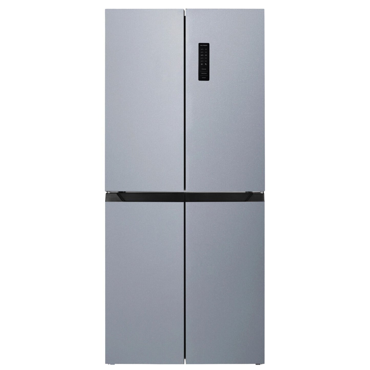Wolkenstein  Cross Door Fridge-Freezer Combination | Inox 362 L | 125 Litre 4 Star Freezer | NoFrost Technology | Display with Touch Control | 39 dB | Freestanding