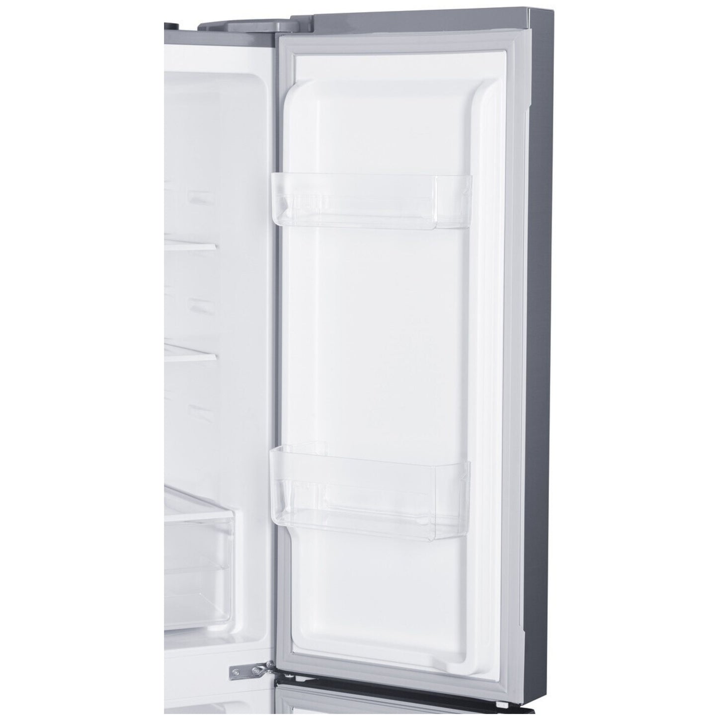 Wolkenstein  Cross Door Fridge-Freezer Combination | Inox 362 L | 125 Litre 4 Star Freezer | NoFrost Technology | Display with Touch Control | 39 dB | Freestanding