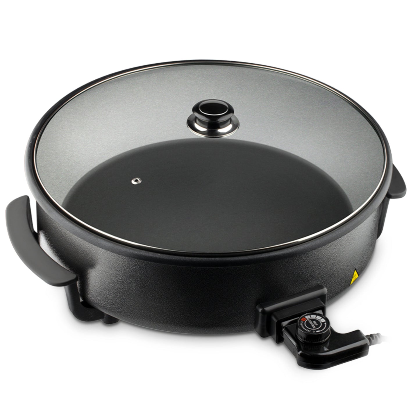 RAF Household Multipurpose Pizza Pan 1500w Easy to Clean Knob Control Non Stick Coating Frying Pan