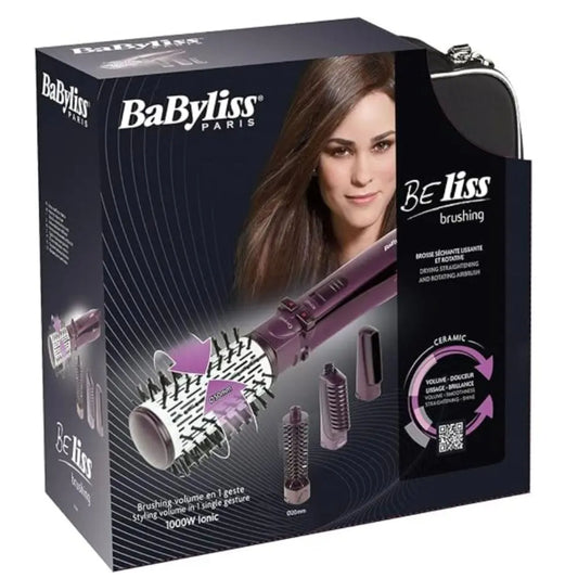 Babyliss  BeLiss Brushing Rotating Brush 4 Attachments 1000 W - 2736E