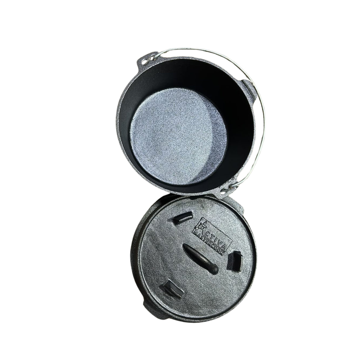 Activa mastercook Cast Iron Pot with Lid - 22cm