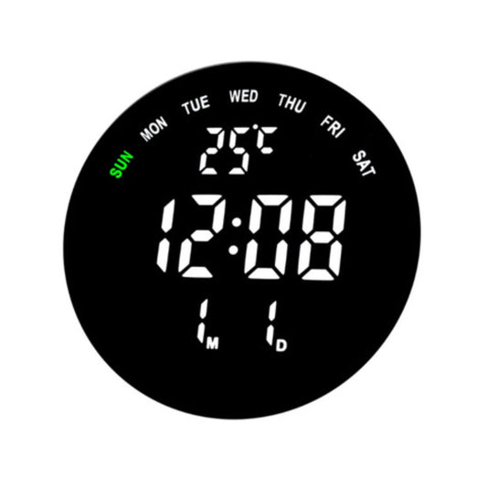 Round desk clock 18cm