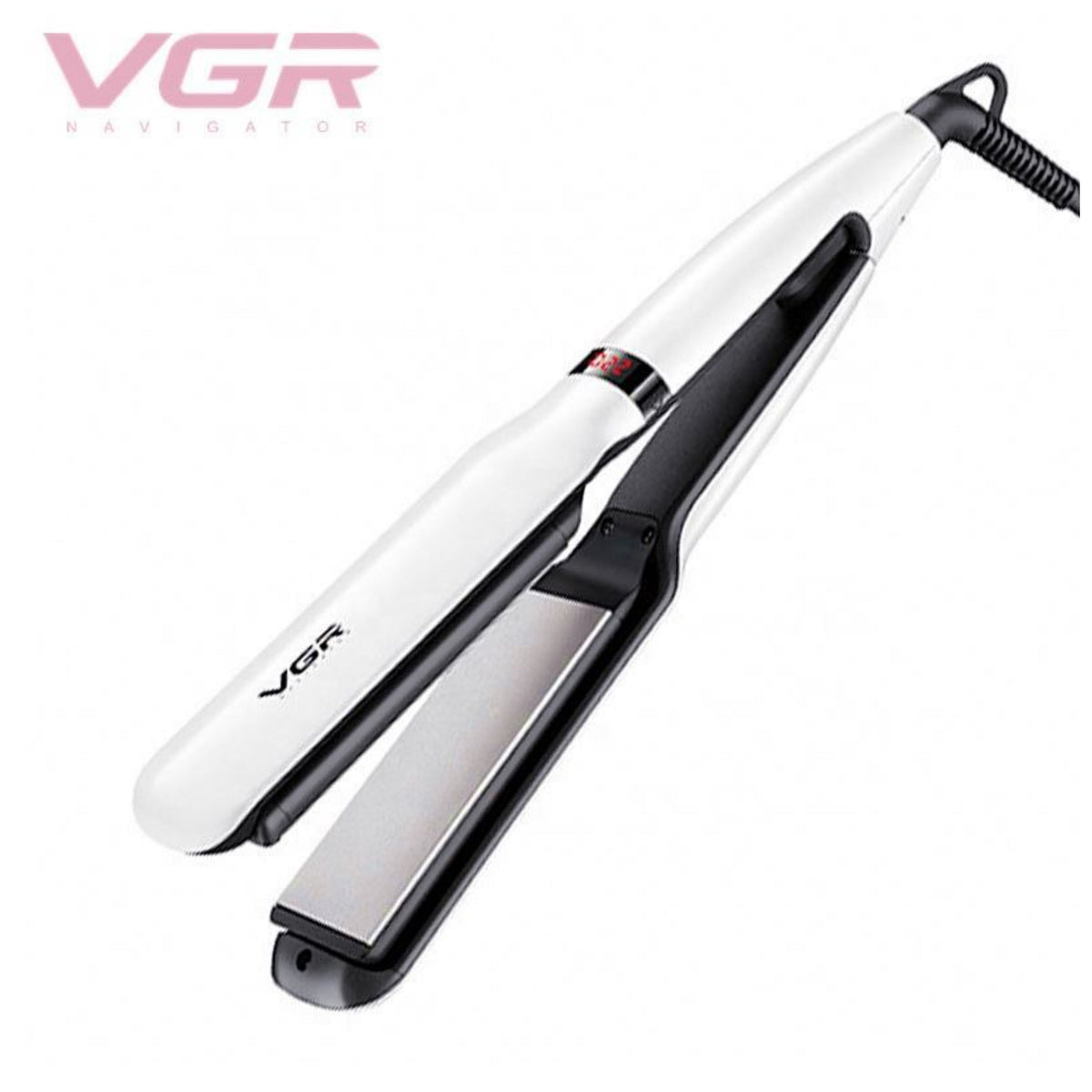 VGR V511 Flat Iron Anti-Static Flat Iron With Ceramic Plates And Lcd Display Hair Straightener