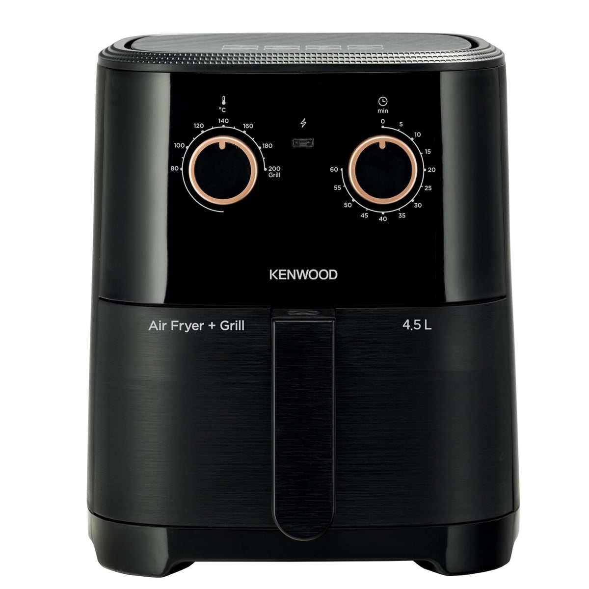 KENWOOD Airfryer + Grill XL 4.5L 1300W Air Fryer with Grill Function, Recipe Book, Rapid Hot Air Circulation for Frying, Grilling, Broiling, Roasting,...