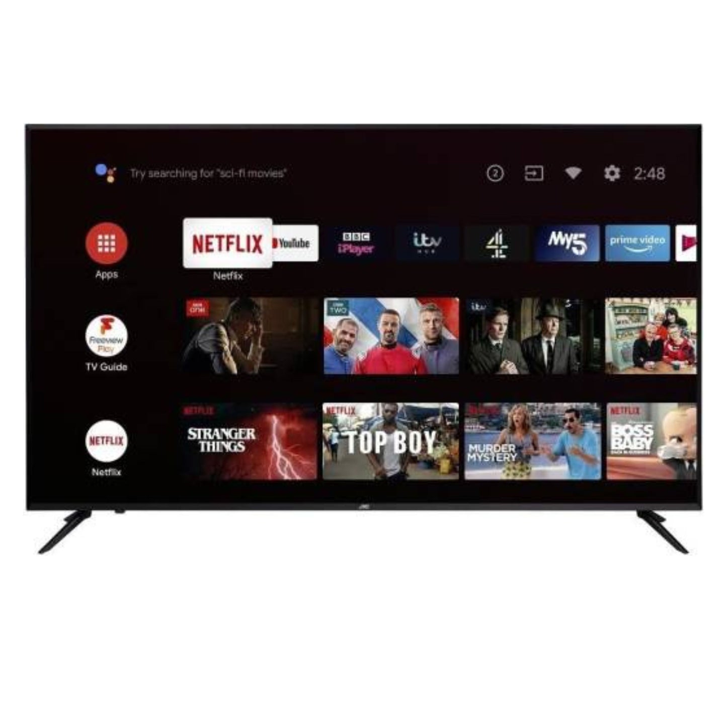 JVC 43 inch Edgeless 4K Android 11 Smart TV UHD