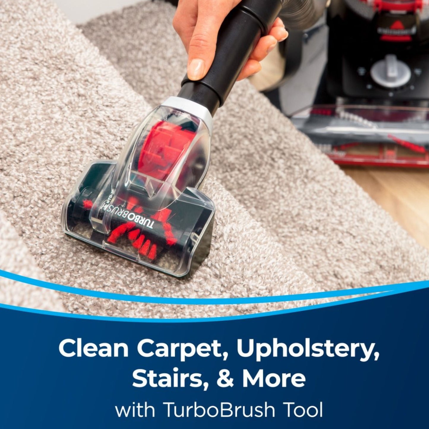 Bissel carpet cleaner + vacuum PowerForce® Helix™ Turbo