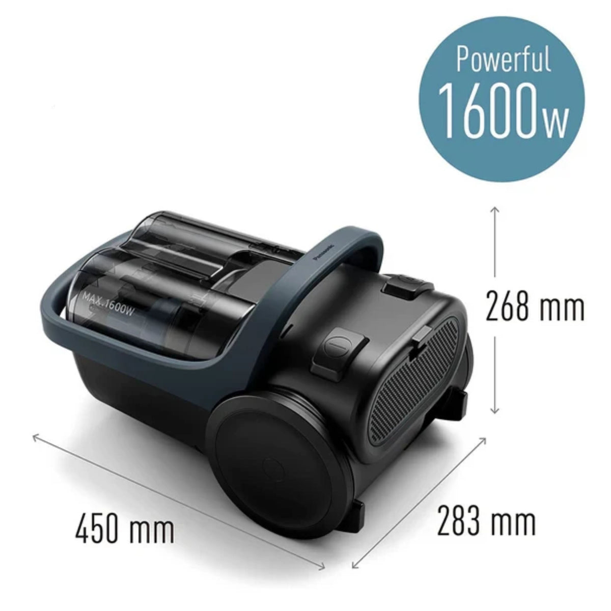 Panasonic Bagless Vacuum Cleaner - 1600W
