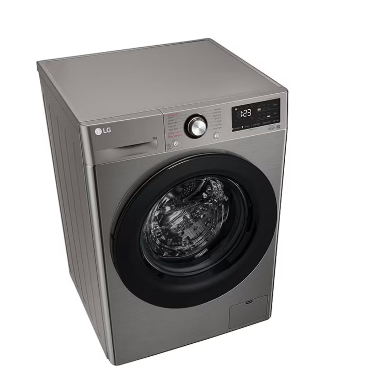 LG 8kg Vivace Front Load Washing Machine Silver