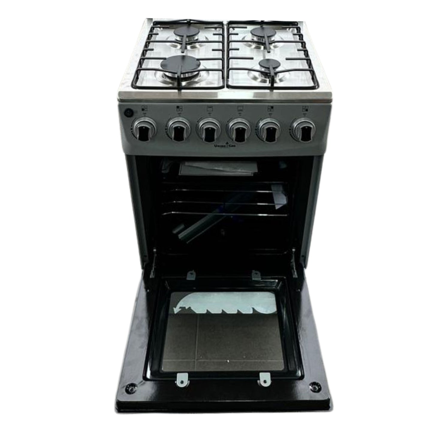 Union Gas Freestanding Gas Cooker  4 burners  1 Door - 50 cm Silver