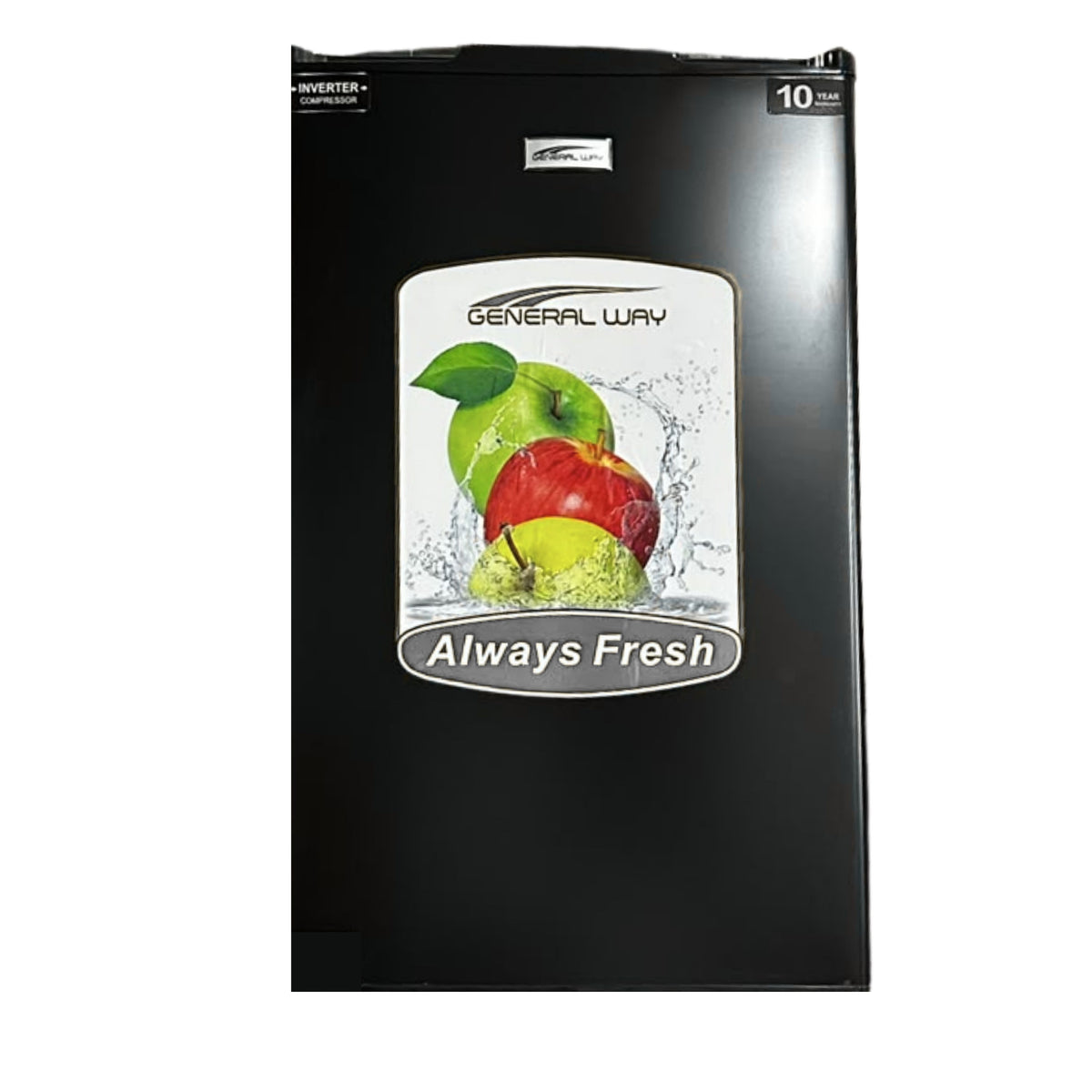 General Way upright Freezer 4 drawers  85 cm Height - Black  - 85L