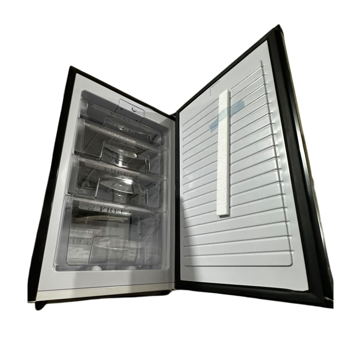 General Way upright Freezer 4 drawers  85 cm Height - Black  - 85L