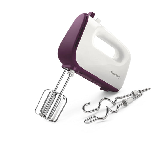 Philips Hand Mixer – 450W, 5 Speeds + Turbo, White