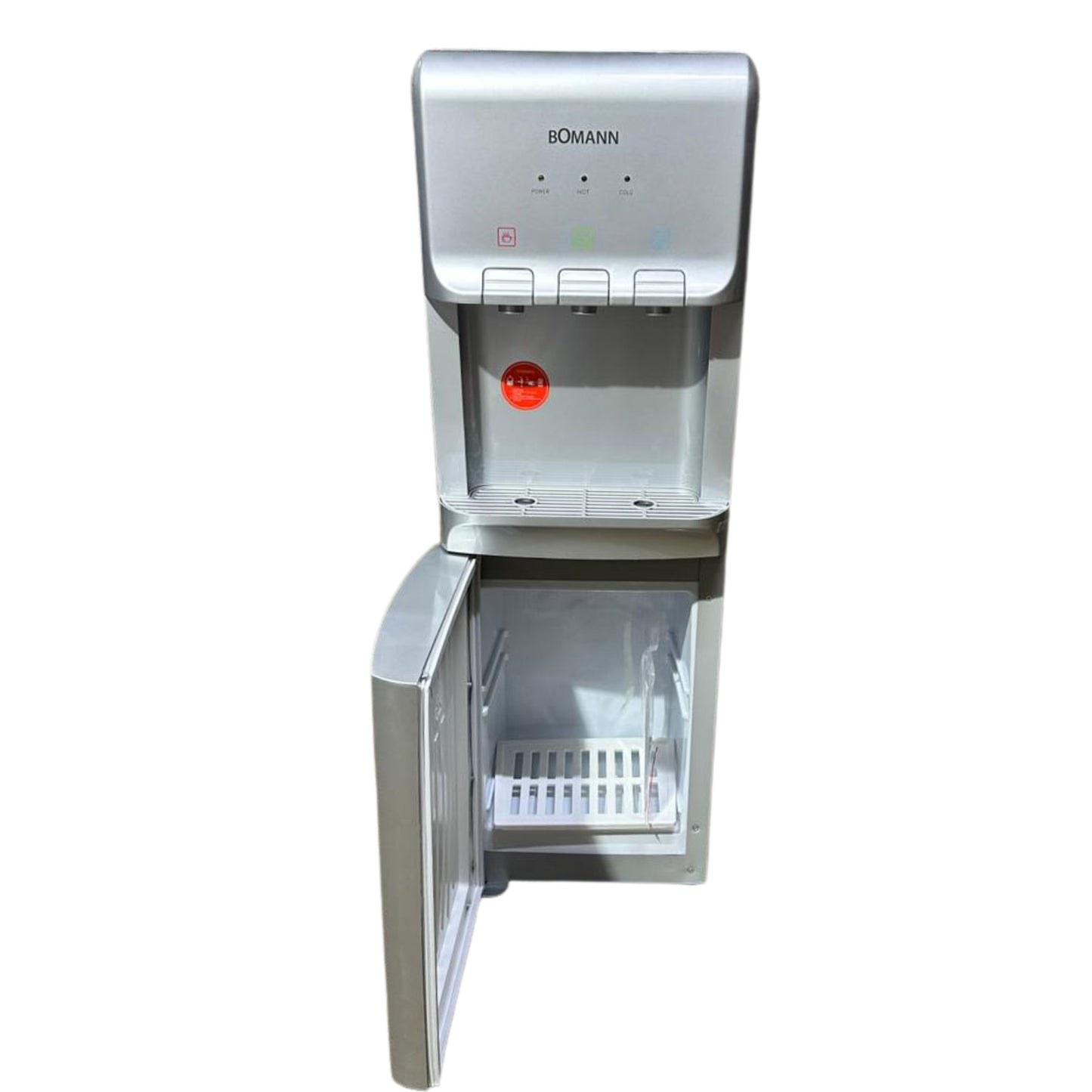 Bomann Inverter l Top load water dispenser with cabinet - Silver