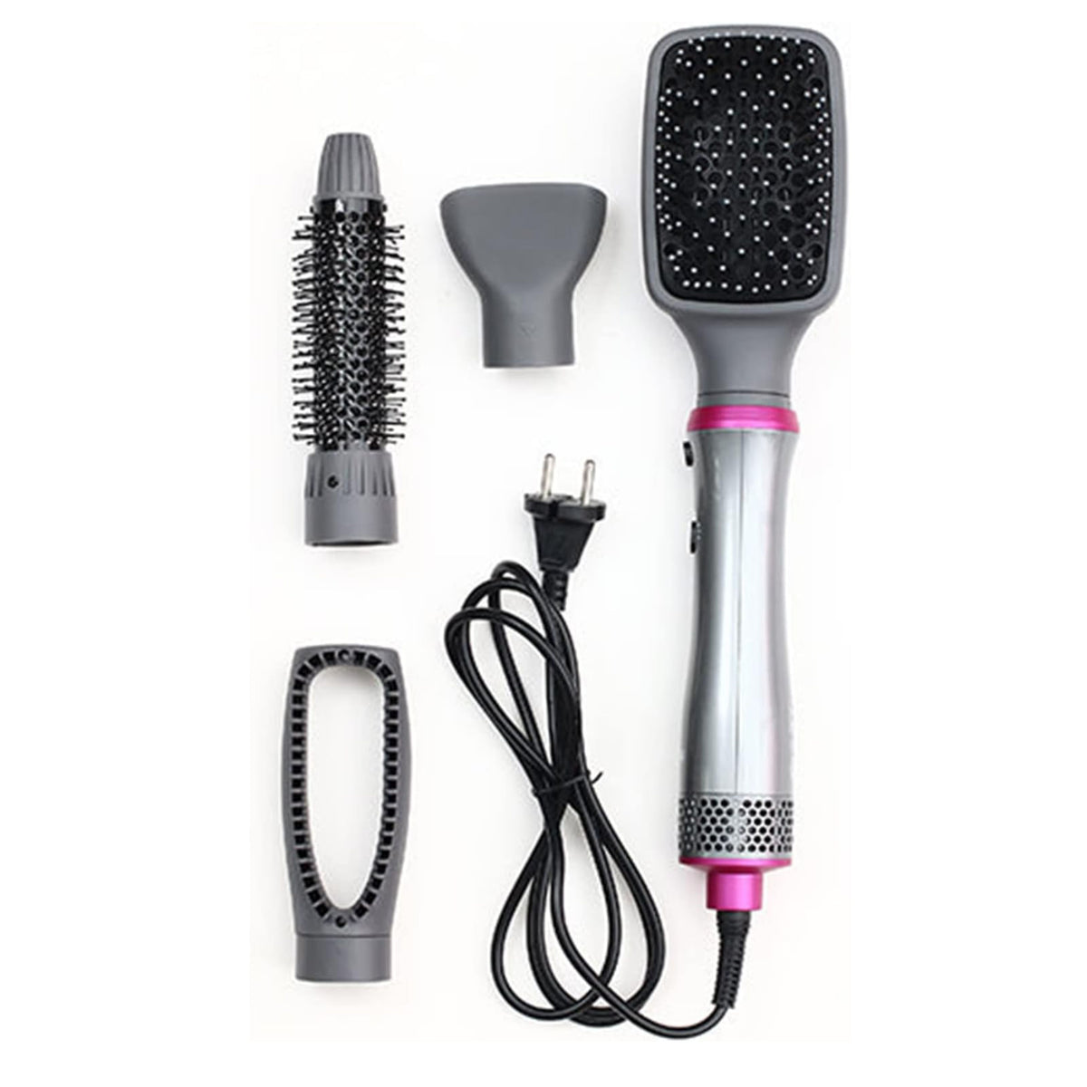 Vgr V-408 Professional Hot Air Styler Set For Women'S (Grey, Pink)