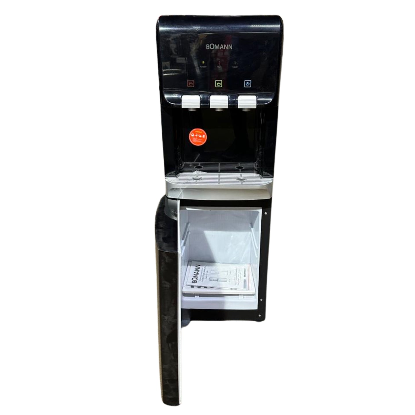 Bomann Inverter l Top load water dispenser with cabinet - Black