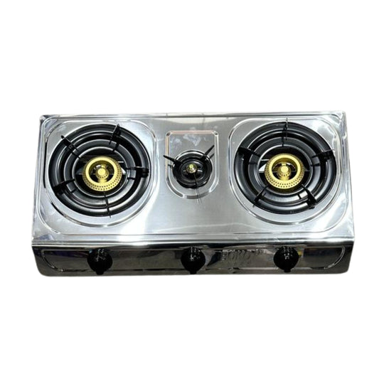 Boko gas stove Cooker Flat Cooker 3 Burner Stainless