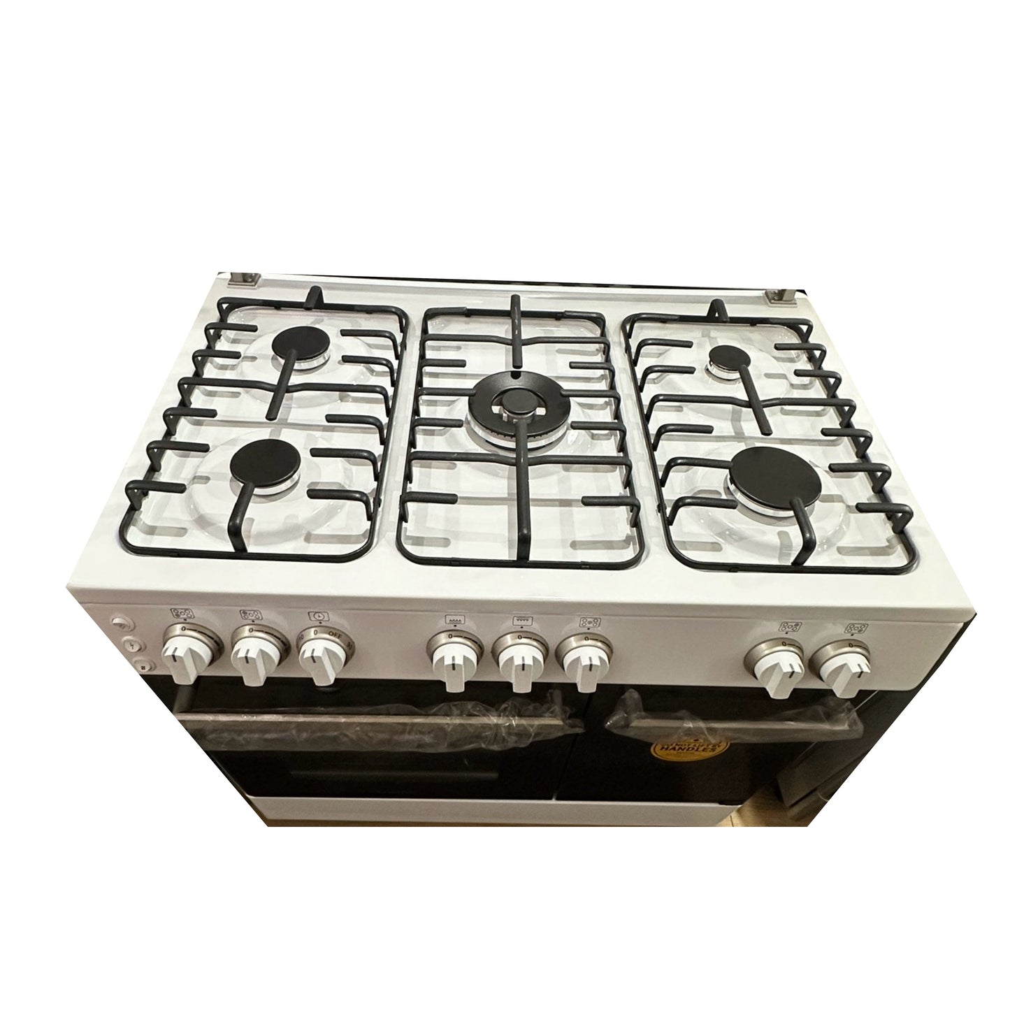 Ariston gas cooker 5 burners 2 Doors - White