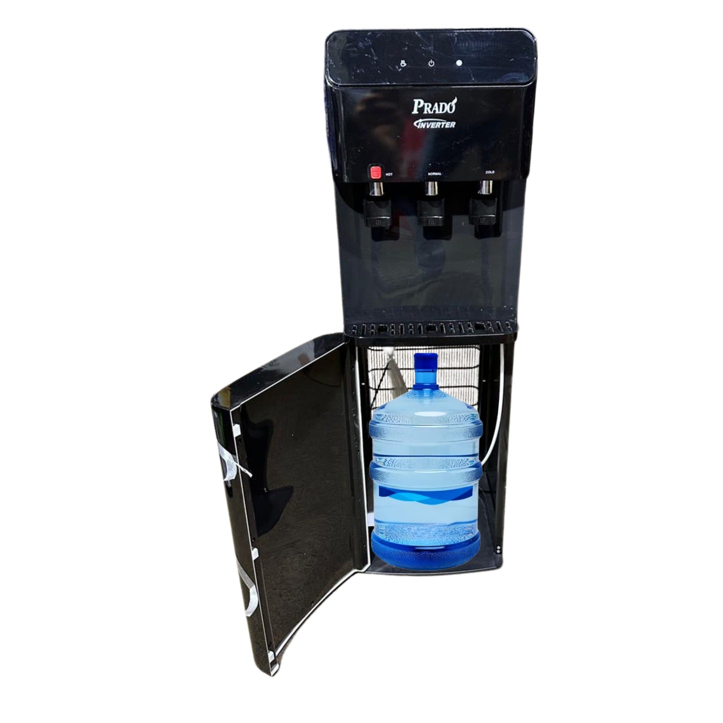 Prado Inverter bottom  load water dispenser Full black